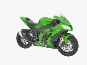 Kawasaki Ninja ZX10-RR Model 3D
