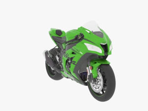 Kawasaki Ninja ZX10-RR Model 3D