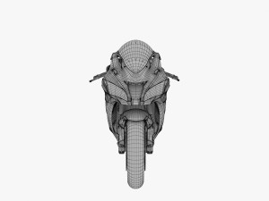 Kawasaki Ninja ZX10-RR Model 3D