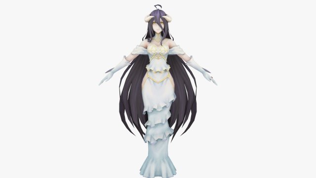 Albedo - Overlord 3D Model .c4d .max .obj .3ds .fbx .stl .blend 