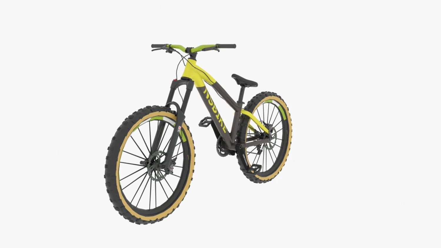 NS Bike Enduro 3D Model .c4d .max .obj .3ds .fbx .stl .blend 