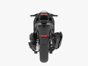 2021 Yamaha Aerox 155 3D 모델