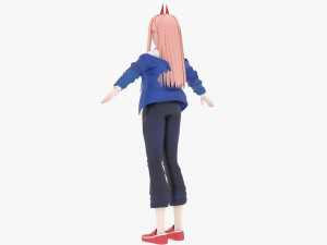 Power - Chinsaw Man Modelo 3D