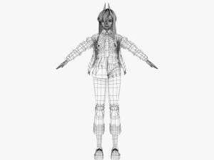 Power - Chinsaw Man 3D Model