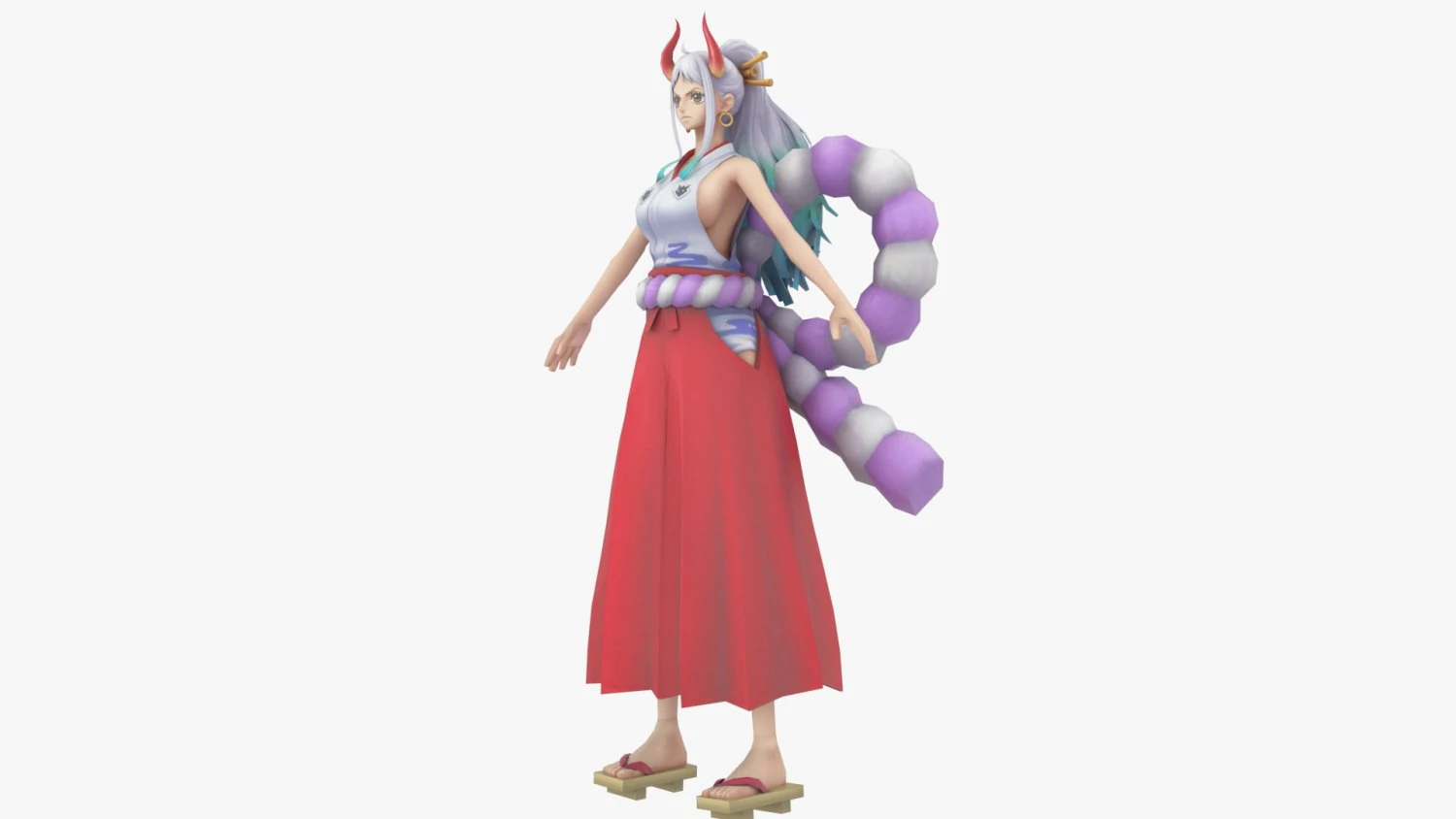 Yamato - One Piece 3D Model .c4d .max .obj .3ds .fbx .stl .blend 