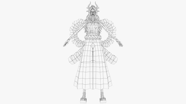 yamato from one piece 3D model 3D printable