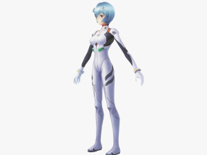 Asuka Langley Soryu and Rei Ayanami - Evangelion 3D Model