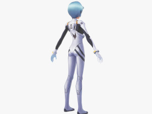 Asuka Langley Soryu and Rei Ayanami - Evangelion 3D Model