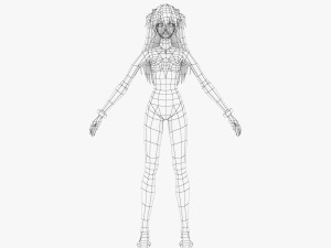 Asuka Langley Soryu and Rei Ayanami - Evangelion 3D Model