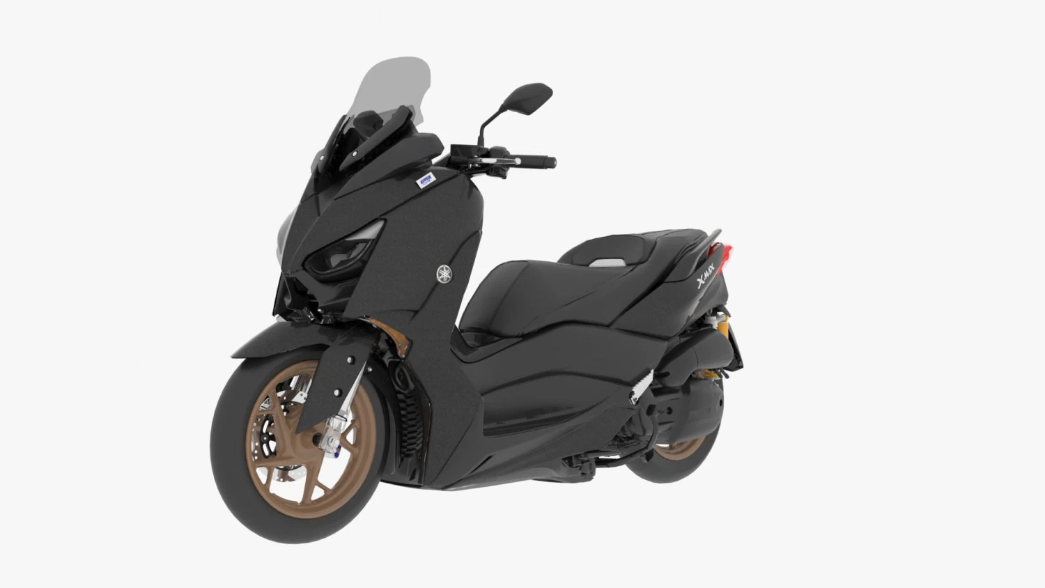 Yamaha Xmax 300 3D Model .c4d .max .obj .3ds .fbx .stl .blend 