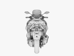 Yamaha Xmax 300 Modelo 3D