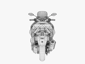 Yamaha Xmax 300 3D Model