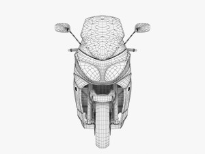 Yamaha Tmax 500 Modelo 3D