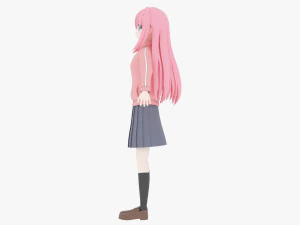 Gotoh Hitori - Bocchi the Rock 3D Model