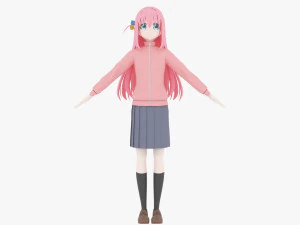 Gotoh Hitori - Bocchi the Rock 3D Model