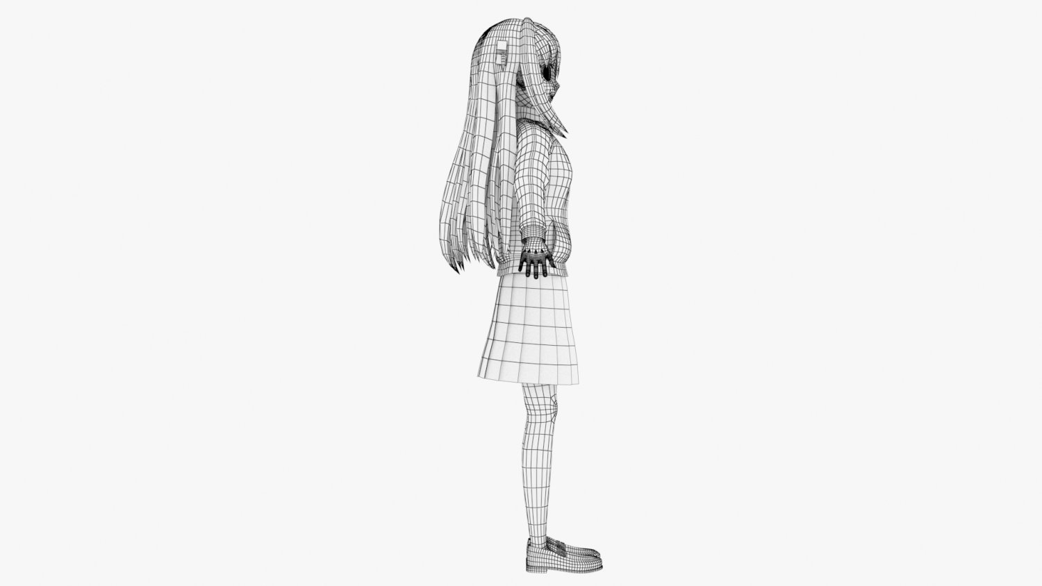 Gotoh Hitori - Bocchi the Rock 3D Model in Woman 3DExport