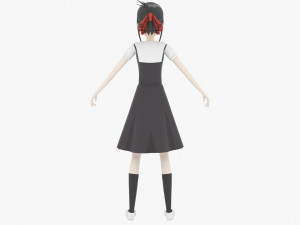 Shinomiya Kaguya - Kaguya-sama Love is War 3D Model