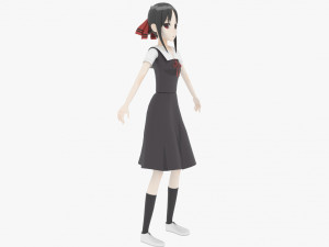 Shinomiya Kaguya - Kaguya-sama Love is War 3D Model