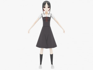 Shinomiya Kaguya - Kaguya-sama Love is War 3D Model