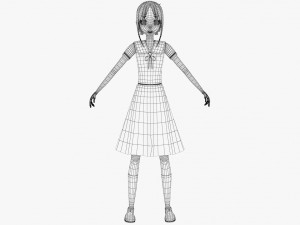 Shinomiya Kaguya - Kaguya-sama Love is War 3D Model
