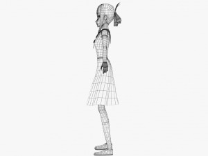 Shinomiya Kaguya - Kaguya-sama Love is War 3D Model