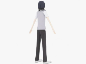Ishigami Yu - Kaguya-sama Love is War 3D Model