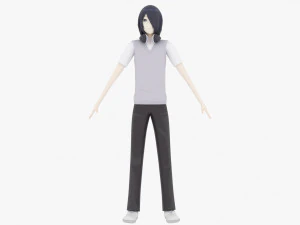 Ishigami Yu - Kaguya-sama Love is War 3D Model
