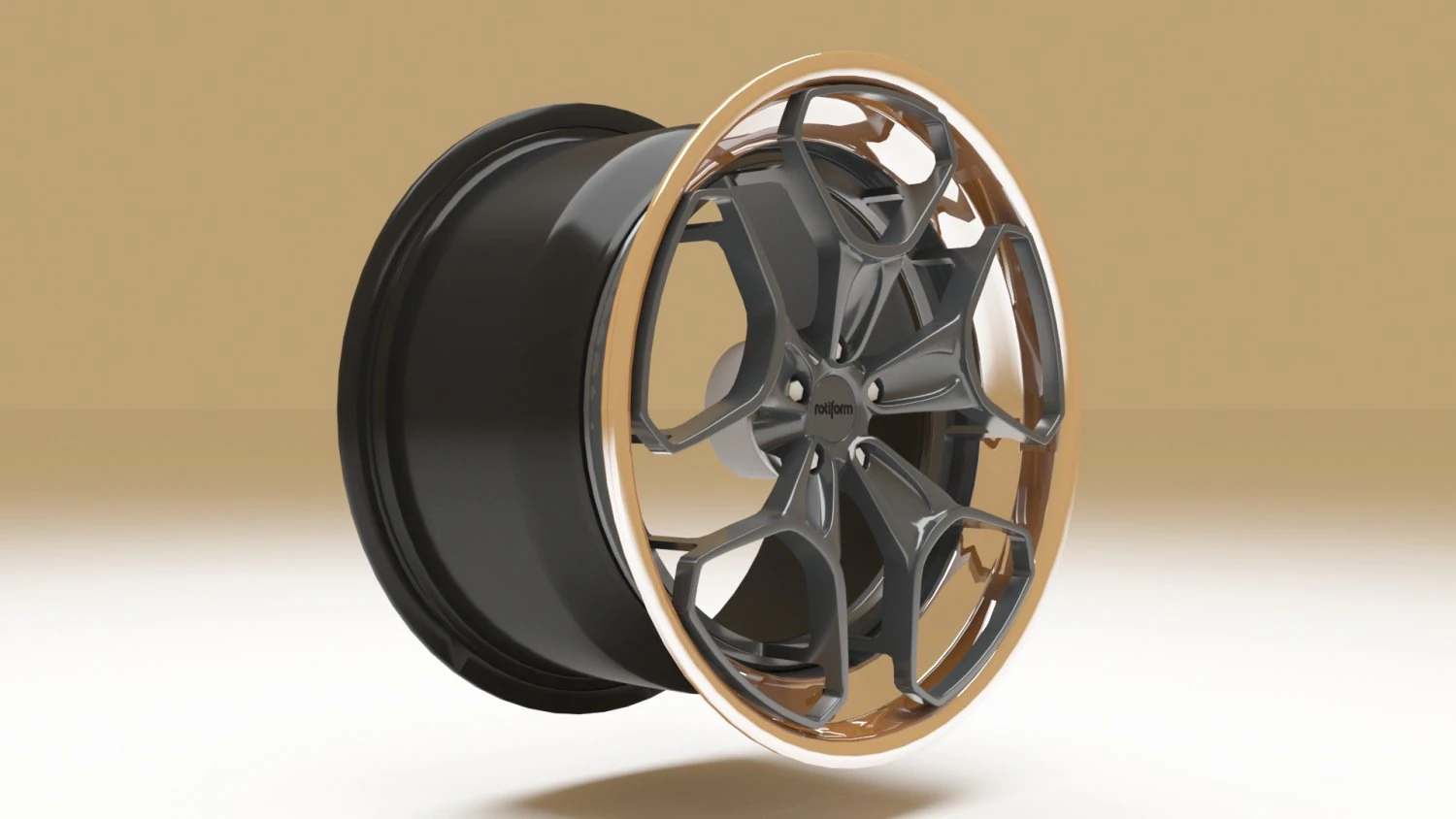 Rotiform HUR Wheels 3D Model .c4d .max .obj .3ds .fbx .stl .blend 
