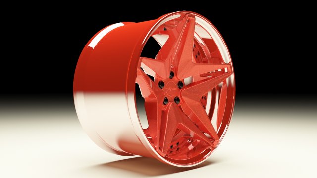 Rotiform AVV Wheels 3D Model .c4d .max .obj .3ds .fbx .stl .blend 