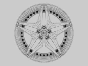 Rotiform AVV Wheels 3D Model