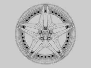 Rotiform AVV Wheels 3D Model