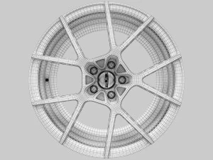 Rotiform KPS Wheels 3D Model