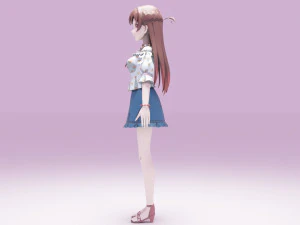 Ichinose Chizuru - Kanojo Okarishimasu 3D Model