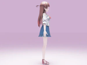 Ichinose Chizuru - Kanojo Okarishimasu 3D Model