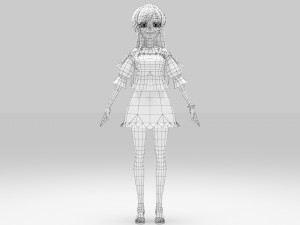 Ichinose Chizuru - Kanojo Okarishimasu 3D Модель