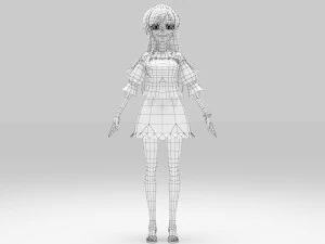 Ichinose Chizuru - Kanojo Okarishimasu 3D Model