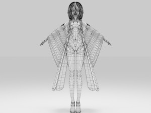 Yuzuriha Inori - Guilty Crown 3D 模型
