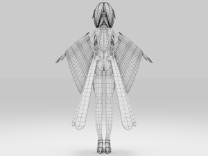 Yuzuriha Inori - Guilty Crown 3D 模型