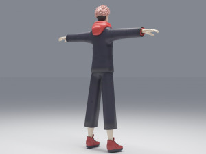 Itadori Yuji - Jujutsu Kaisen Modelo 3D
