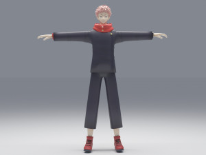 Itadori Yuji - Jujutsu Kaisen Modelo 3D