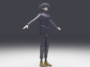 Fushiguro Megumi - Jujutsu Kaisen 3D Модель