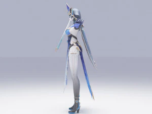 Mirror Maiden - Genshin Impact 3D Model