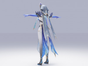 Mirror Maiden - Genshin Impact Modello 3D