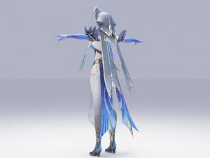 Mirror Maiden - Genshin Impact 3D Model
