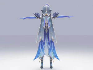 Mirror Maiden - Genshin Impact 3D Model