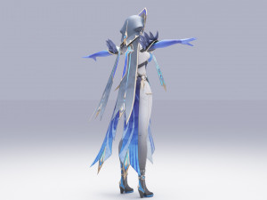 Mirror Maiden - Genshin Impact Modello 3D