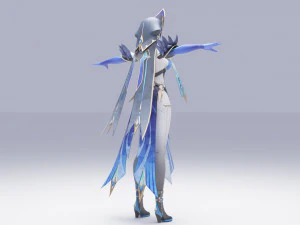 Mirror Maiden - Genshin Impact 3D Model