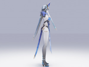 Mirror Maiden - Genshin Impact Modello 3D