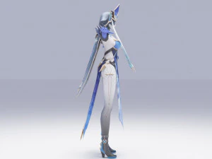 Mirror Maiden - Genshin Impact 3D Model