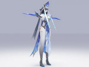 Mirror Maiden - Genshin Impact 3D Model